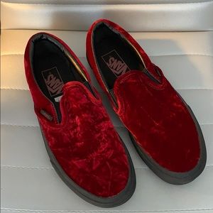 Red Velvet Vans